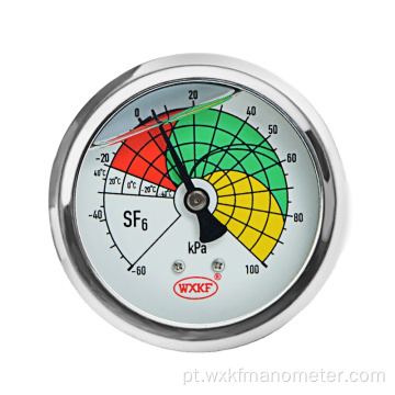 Sensor de pressão do ar SF6 Gague de pressão